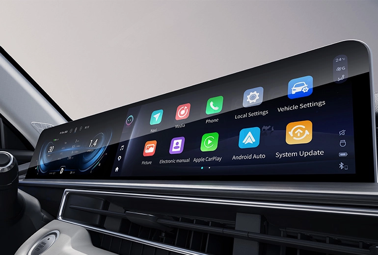 Сдвоенная панель экранов 2*10.2"