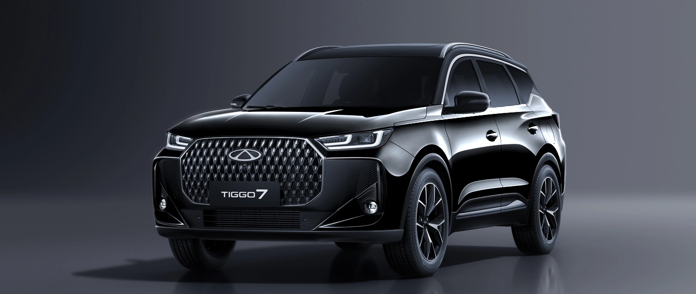 Встроенные аэродинамичные рейлинги с черными элементами